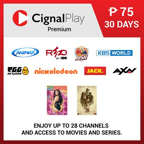 cignal chanel|cignal premium 75 channel list.